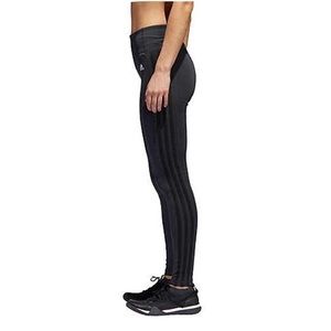 Adidas Climalite 3 Stripe Leggings Carbon/Black